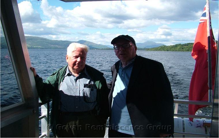 Tommy Stewart and James Mc.Donald of Govan Reminiscence Group