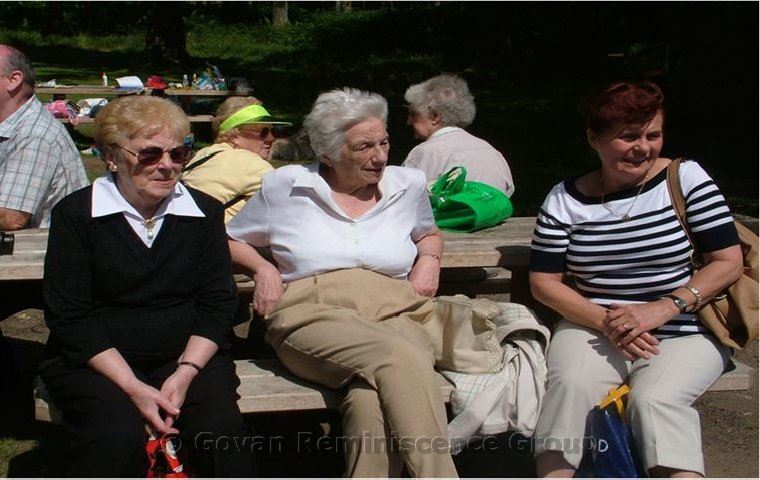 Govan Reminiscence Group members Rita Young, Netta Carruthers and Dena Sinclair