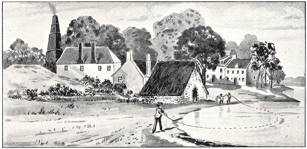 T.C.F. Brotchie sketch of Water Row 1815