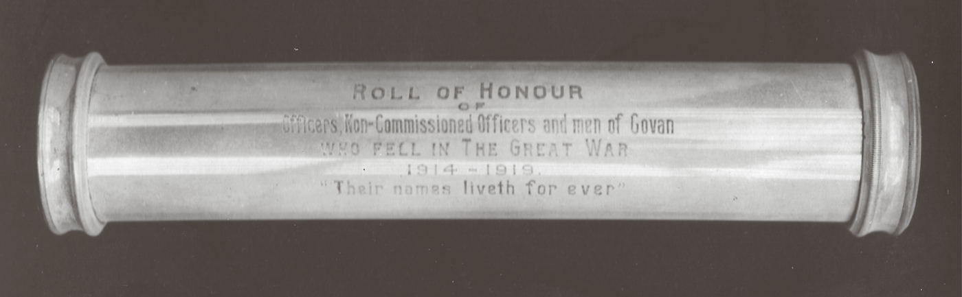 Silver-plated Casket from War Memorial